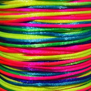 Cordón de seda degradé 1mm 17830 FLUOR