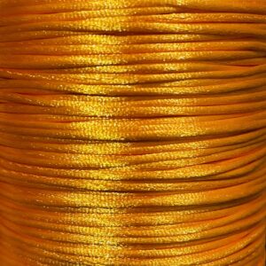 Cordón de seda 1mm 17843 NARANJA