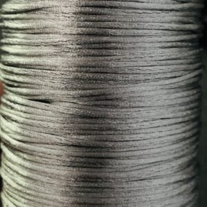 Cordón de seda 1mm 17858 GRIS