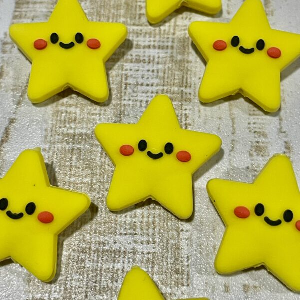 Pasante de fimo Estrella Smile 17870-1-Q - Imagen 2