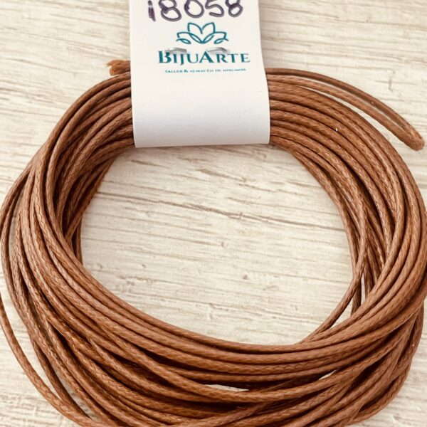 Cordón Coreano de 1mm dulce de leche 18058 - Imagen 2