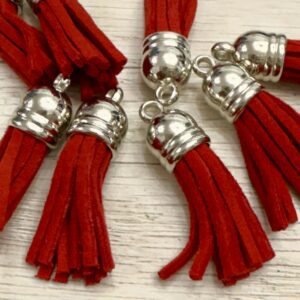 Borlitas de gamuza bordo 18136