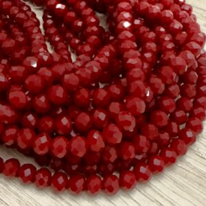 Cristal de roca dona de 6mm bordo -18182