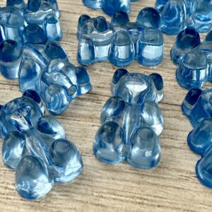 Ositos Transparente azul pasante 18278-10-I