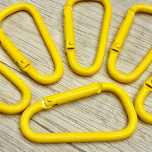 Mosqueton esmaltado forma amarillo 18336-2-Q