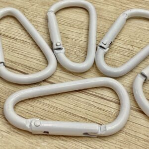 Mosqueton esmaltado forma blanco  18335-2-Q