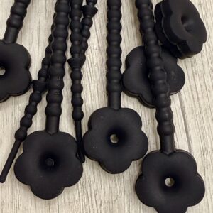 Pulsera de silicona negro 18382-2-J
