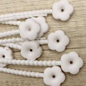 Pulsera de silicona blanco 18384-2-J