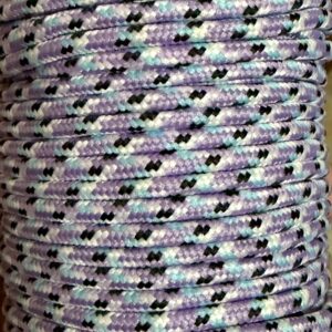 Cordón Polierter LILA / BCO / NEGRO  18386