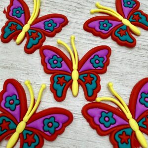 Charms de silicona mariposa 18394-93