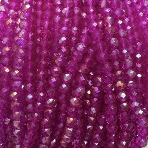 Cristal Facetado dona 3mm AB16910-226