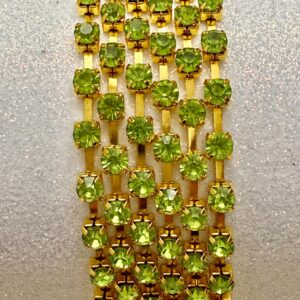 Tira de strass verde 17742-41