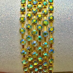 Tira de strass VERDE AB 17742-52