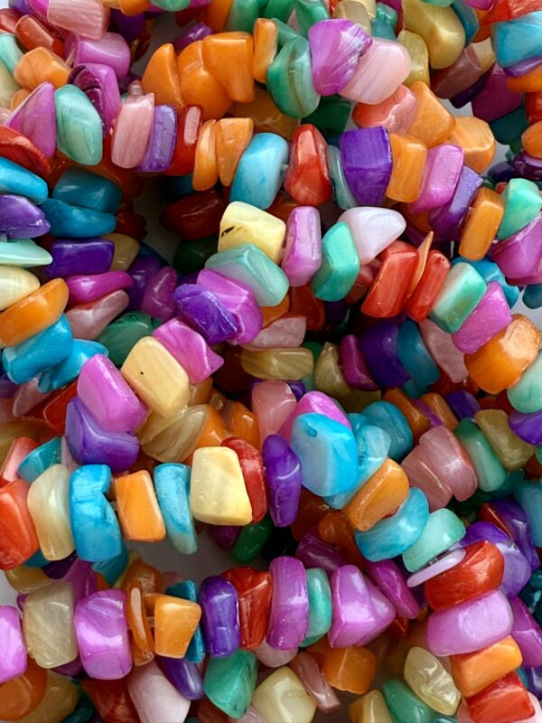 Tira de Nacar Irregular Mix color 6MM - 18479 - Imagen 3