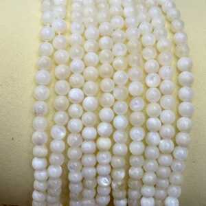 Tira Nacar bolita  Mix Natural 4MM - 18467