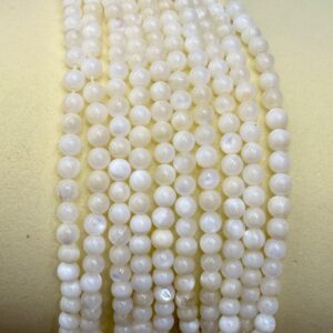 Tira Nacar  bolita Mix Natural  3MM 18468