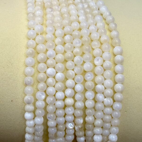 Tira Nacar  bolita Mix Natural  3MM 18468