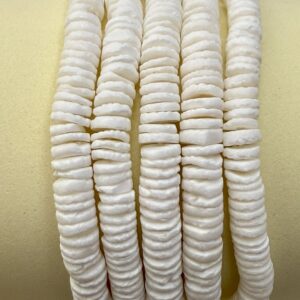 Tira Discos de conchilla  de 8mm - natural- 18475