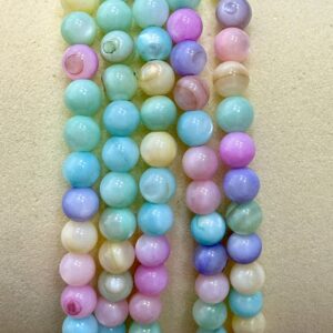 Tira Nacar  bolita Mix color 6MM - 18472
