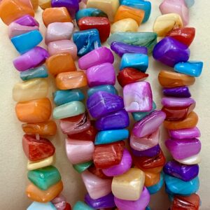 Tira de Nacar Irregular Mix color 6MM - 18479