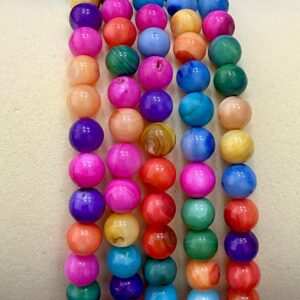 Tira Nacar bolita  Mix color 4MM - 18470