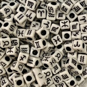 Cubos blancos signos negros 16527