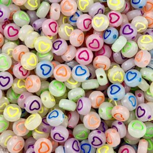 Pastillas luminosas corazón  fluor 16500