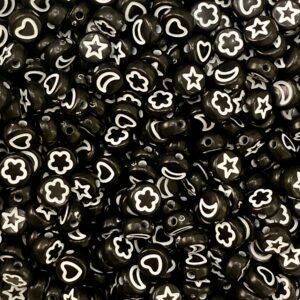 Pastillas negras formas blancas 18483