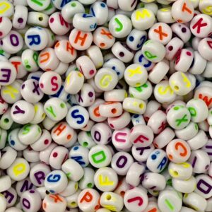 Pastilla blancas y letras fluor 16524