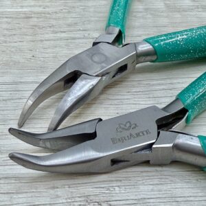 PINZA PLANA PUNTA CURVA 18494