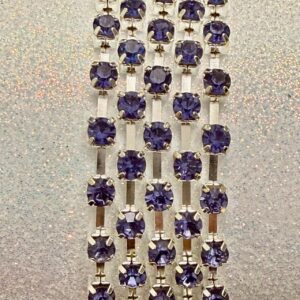 Tira de strass lila 17741