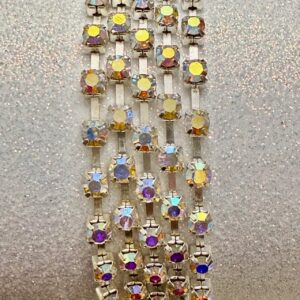 Tira de strass  cristal  AB 17742-27