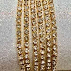 Tira de strass continuo cristal 17741-56