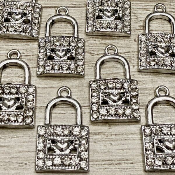 Dije CANDADO CON STRASS 18567-1 - Imagen 2