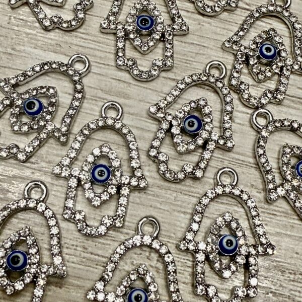 Dije MANO OJO TURCO CON STRASS 18567-1 - Imagen 2