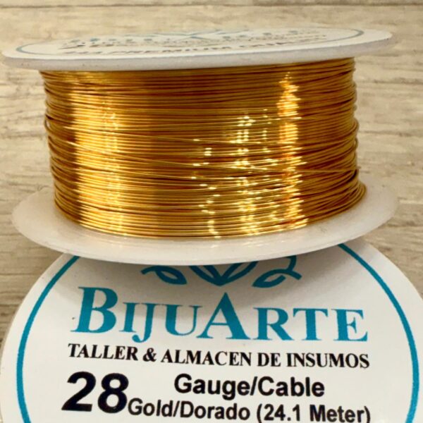 Alambre AAA Gold  #28 - Imagen 2