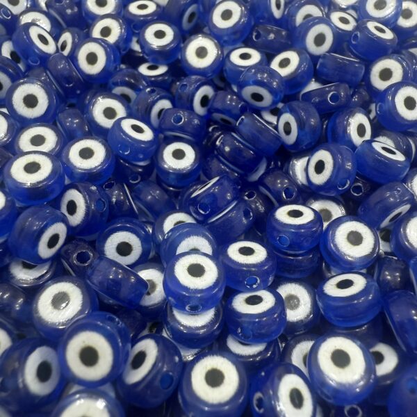 Ojo turco azul pastilla  8 mm 18591 - Imagen 2