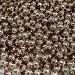 Bolitas de Fundición dorado rosé 4 mm 18594