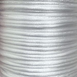 Cordón de seda 1mm BLANCO