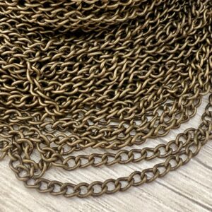 Cadena de hierro  color bronce 18635