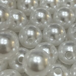 bolita de acrílico perlada blanco 14mm 18711