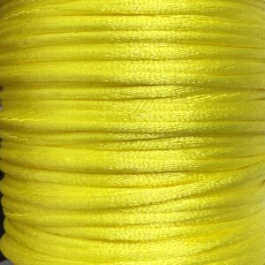 Cordón de seda 1mm Amarillo
