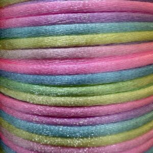 Cordón de Seda 2.5 MULTICOLOR PASTEL