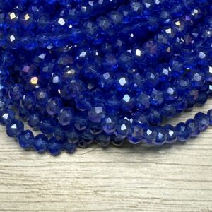 Cristal de roca 4mm AZUL AB 18850