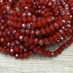 Cristal de roca 4mm ROJO 18855