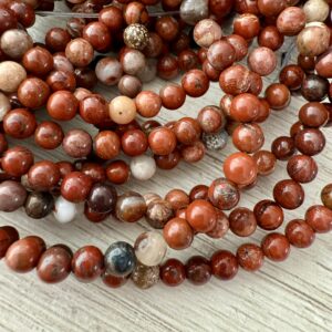 JASPE ROJO  4MM - 19046