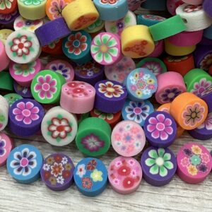 Pasante de fimo Flores 19186