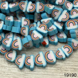Pasante de fimo Arcoíris 19190