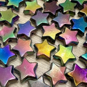 Cuenta estrella  negro tornasol 19076