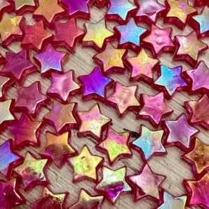 Cuenta estrella  fucsia tornasol 19076